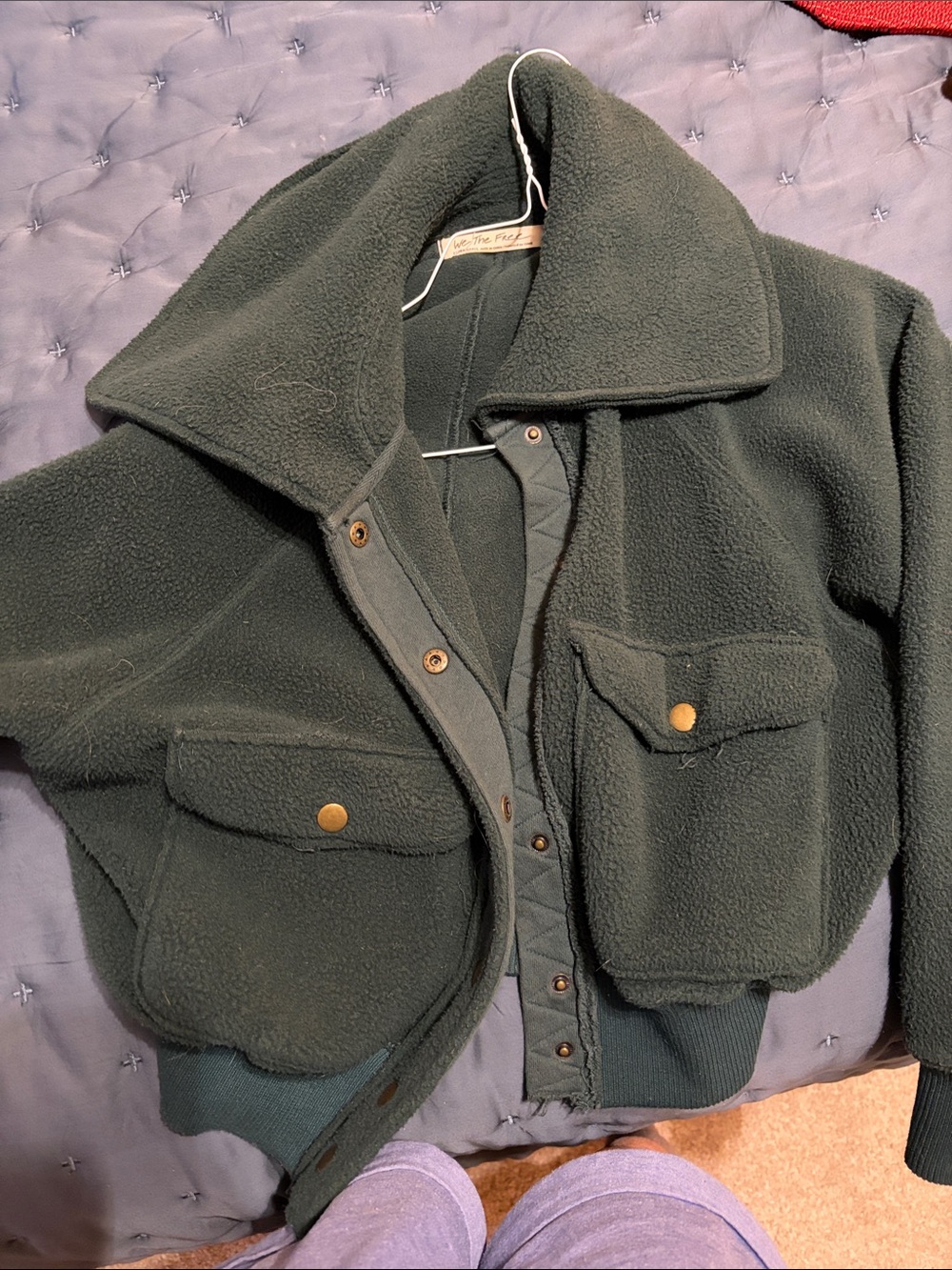 We The Free Black Sherpa Jacket